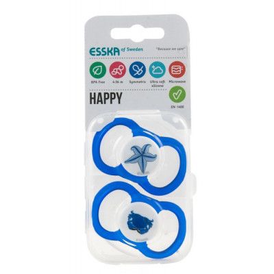 Esska Happy silikon Blå