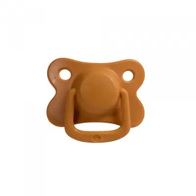 Filibabba napp silikon 6m+ 2-pack, golden mustard