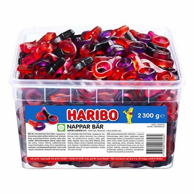 Haribo Nappar Bär Storpack - 2,3 kg