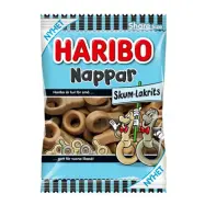 Haribo Nappar Skum-Lakrits - 120 g