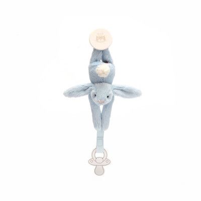 Jellycat, Bashful - Blå Bunny Dummy Holder