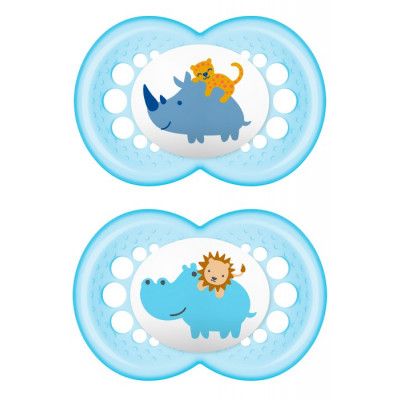 MAM Original Latex Napp 2-pack 16-36m (Grön/Beige)