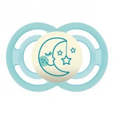 MAM Perfect Night Napp 6m+ silikon (Turkos)