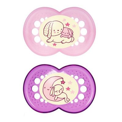 MAM Original Night Napp 2-pack 6-16m (Neutral)