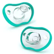 Nanobebe Flexy Napp Silikon 0-3 mån 2-pack, turkos