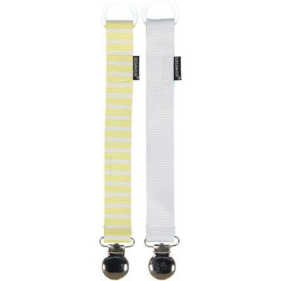 Geggamoja Napphållare 2-pack (Gul/vit)