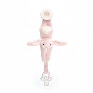 Jellycat, Bashful - Pink Bunny Dummy Holder