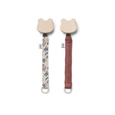 Liewood napphållare Barry 2-pack, coral floral/mix