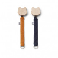 Liewood napphållare Barry 2-pack, mustard/blue
