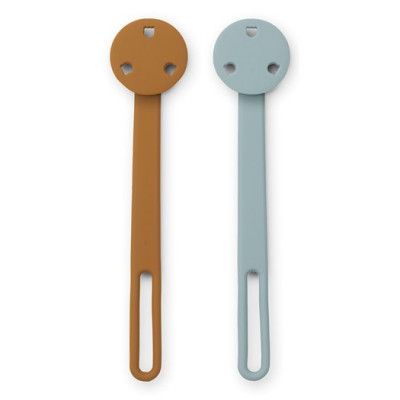 Liewood Willow napphållare 2 pack, mustard/sea blue mix, mustard/sea blue mix