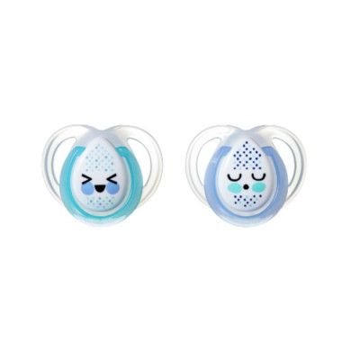 Tommee Tippee CTN Sugnapp Night Time 0-6mån 2-p (Blå)