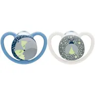 NUK napp Pacifier Space Night&Day 6-12 mån Fox/Firefly