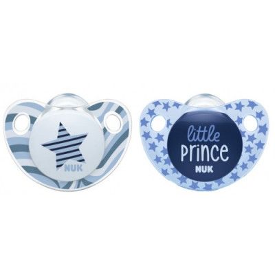 NUK Trendline ADORE Napp Silikon 6-18 mån (Blå)