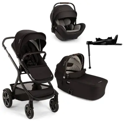 Nuna Demi Next duovagn + Arra Flex babyskydd + Next isofixbas