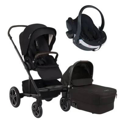 Nuna Mixx Next duovagn + BeSafe Izi Go Modular X2 babyskydd