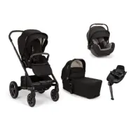 Nuna Mixx Next duovagn + Nuna Arra Flex babyskydd + isofixbas