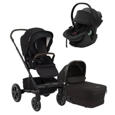 Nuna Mixx Next duovagn + Thule Maple babyskydd