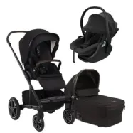 Nuna Mixx Next duovagn + Thule Maple Connect babyskydd