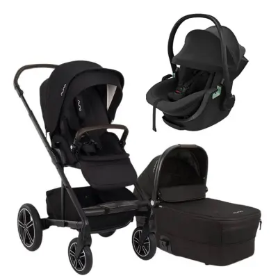 Nuna Mixx Next duovagn + Thule Maple Connect babyskydd