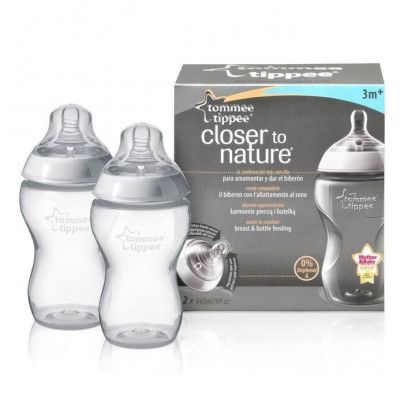 Tommee Tippee 340x2 ml Nappflaska (napp 2)