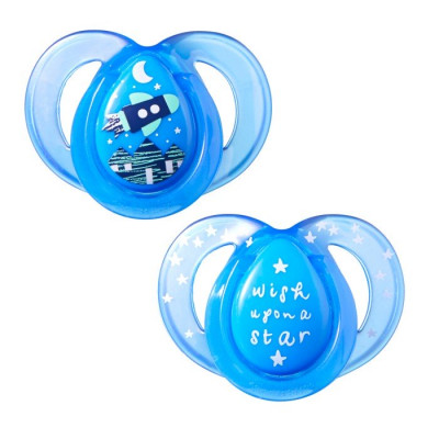 Tommee Tippee Sugnapp Night Time 6-18 månader Blandade Färger