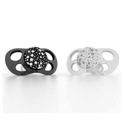 Twistshake Napp 6+ mån 2-pack (Svart/Vit)