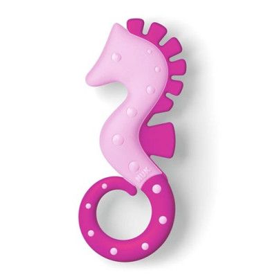 NUK bitring sjöhäst, rosa