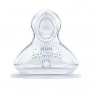 NUK dinapp First Choice+ silicon 2-pack, stl M (6-18 mån)