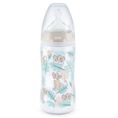 NUK drickpipsflaska First Choise, temperature 300ml, lion king