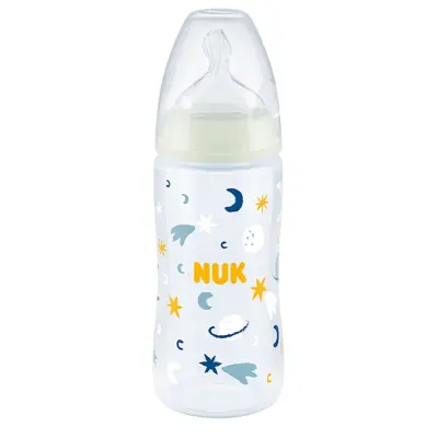NUK nappflaska First Choice temperature 300ml, night