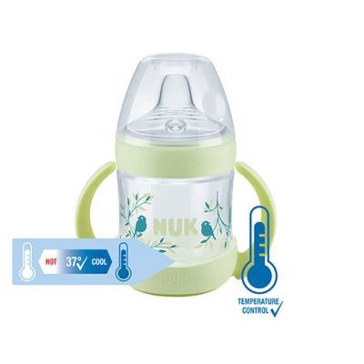 NUK drickpipsflaska Nature Sense Learner Cup 150 ml, grön