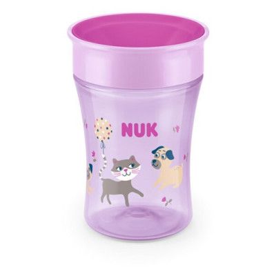 NUK Evolution Magic Cup 230 ml, rosa