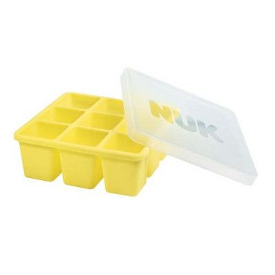 NUK frysform i silikon, gul