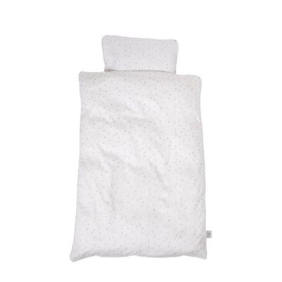 Baby Dan BabyDan, Påslakanset vagn/vagga Satin Dots Grey