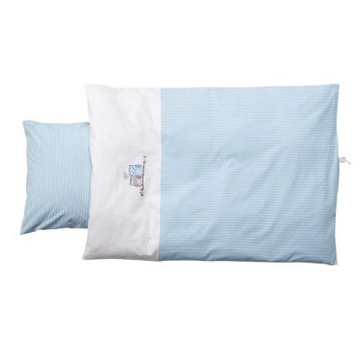 Baby Dan Påslakan Vagn Love Birds Blå