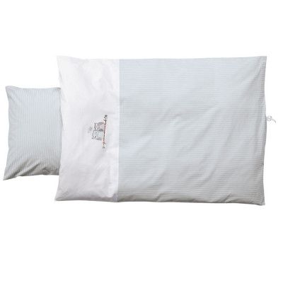 Baby Dan Påslakan Vagn Love Birds Grå