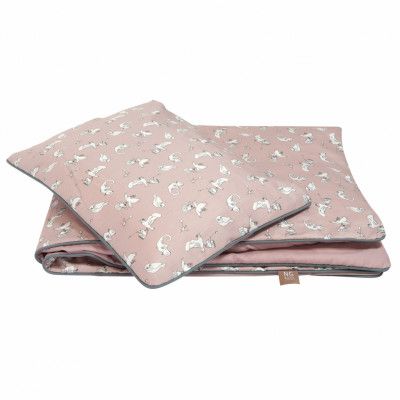 NG Baby, Påslakan Junior Fairy Rose 150x210 cm