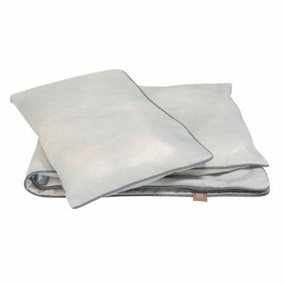 NG Baby, Påslakan Junior Misty Petrol 150x210 cm