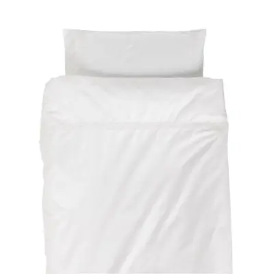 NG Baby påslakanset vagn/vagga, vit spets, Vit spets