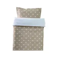 NG Baby påslakanset junior/vuxen, big star sand, Big star sand