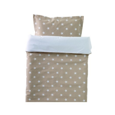 NG Baby påslakanset junior/vuxen, big star sand, Big star sand