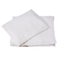 NG Baby påslakanset MOOD med spets, vit vagn/vagga