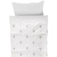 NG Baby påslakanset royal vit, vagn/vagga