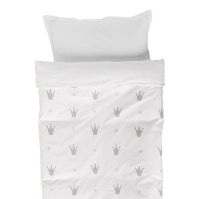 NG Baby påslakanset royal vit, vagn/vagga