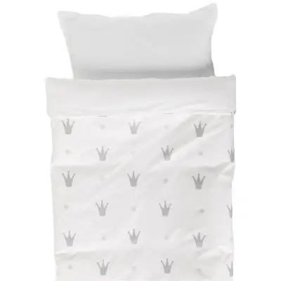 NG Baby påslakanset royal vit, vagn/vagga