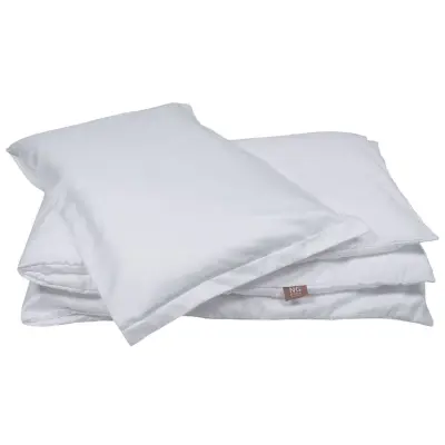 NG Baby påslakanset vit EKO, vagn/vagga