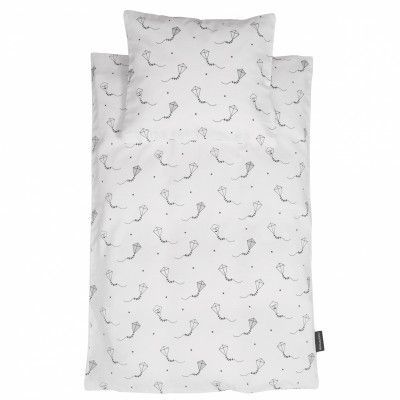 Roommate, Kite bedset, baby white/black