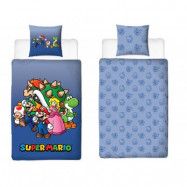 Super Mario Gänget sängkläder 150x210 cm