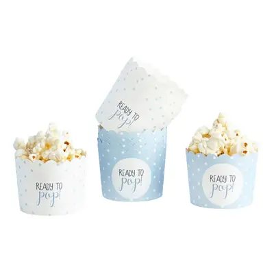 Snacksboxar Ready to Pop Blå - 10-pack