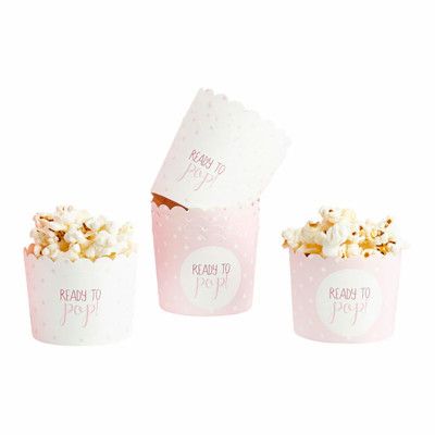 Snacksboxar Ready to Pop Rosa - 10-pack